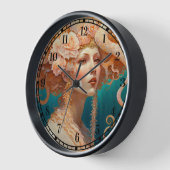 Octopus Mermaid Fantasy Art Uhr (Winkel)