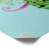 Octopus Mermaid Poster (Ecke)