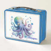 Octopus Metal Lunch Box (Rückseite)