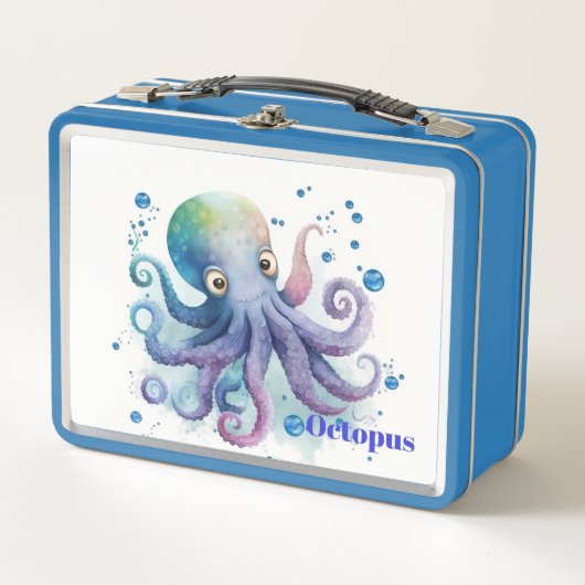 Octopus Metal Lunch Box (Vorderseite)