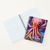 Octopus mit Individuelle Name Notizblock (Innenseite)