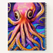 Octopus mit Individuelle Name Notizblock (Rückseite)