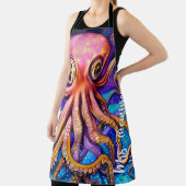 Octopus mit Individuelle Name Schürze (InSitu)