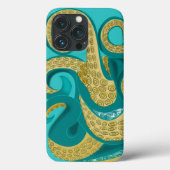 Octopus Modernes Design Case-Mate iPhone Hülle (Rückseite)