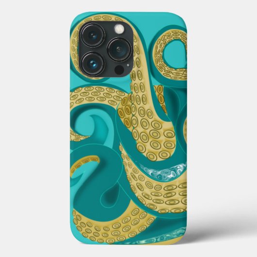 Octopus Modernes Design Case-Mate iPhone Hülle (Rückseite)