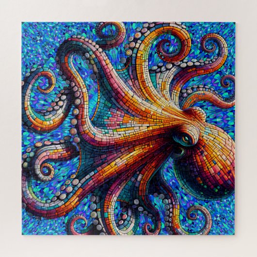 Octopus Mosaic Odyssey Puzzle (Horizontal)