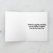 Octopus Mother's Day Card Karte (Innenseite)