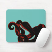 Octopus Mouse Pad Mousepad (Mit Mouse)