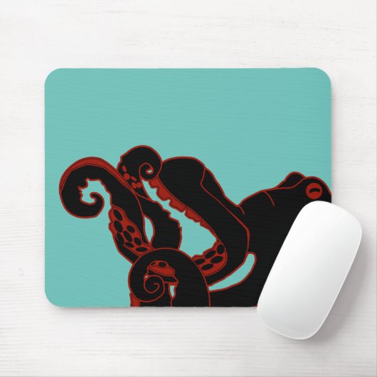 Octopus Mouse Pad Mousepad (Mit Mouse)