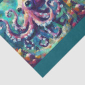 Octopus Nautical Beach Coast Decoupage Seidenpapier (Ausschnitt)