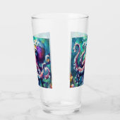 Octopus Nautical Beach Coastal Personalisiert Glas (Links)