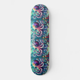 Octopus Nautical Beach Coastal Personalisiert Skateboard