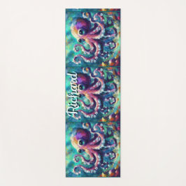 Octopus Nautical Beach Coastal Personalisiert Yogamatte