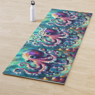 Octopus Nautical Beach Coastal Personalisiert Yogamatte
