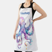 Octopus Nautical Ocean Pink Schürze (InSitu)