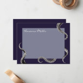 Octopus Navy-Notenkarte Mitteilungskarte (Vorderseite/Rückseite Beispiel)