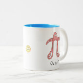 Octopus Niedlich Mathe Pi Day Coffee Tasse (VorderseiteRechts)