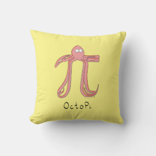 Octopus Niedlich Mathematik Pi Day Pillow Kissen