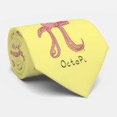 Octopus Niedlich Mathematiklehrer Pi Day Krawatte  (Gerollt)