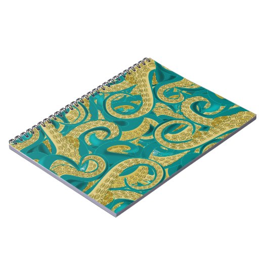 Octopus-Notebook - Art Notizblock (Linke Seite)