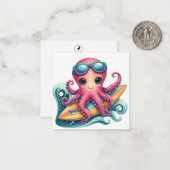 Octopus-Notenkarte Mitteilungskarte (Vorderseite/Rückseite Beispiel)