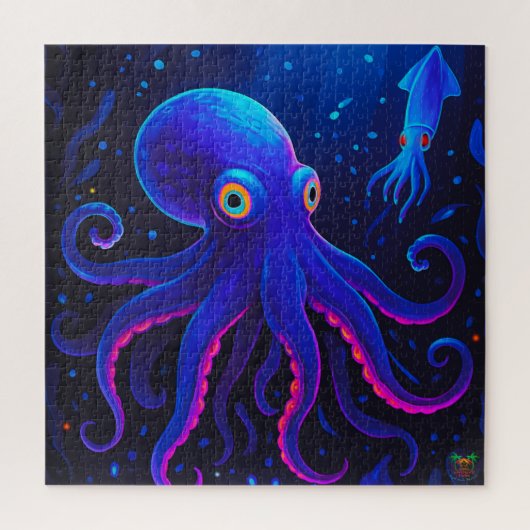 🐙 Octopus Odyssey: Tauchen Sie ein in die Tiefe � Puzzle (Vertikal)