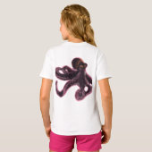 Octopus on Bear T-Shirt (Schwarz voll)