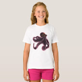 Octopus on Bear T-Shirt (Vorne ganz)