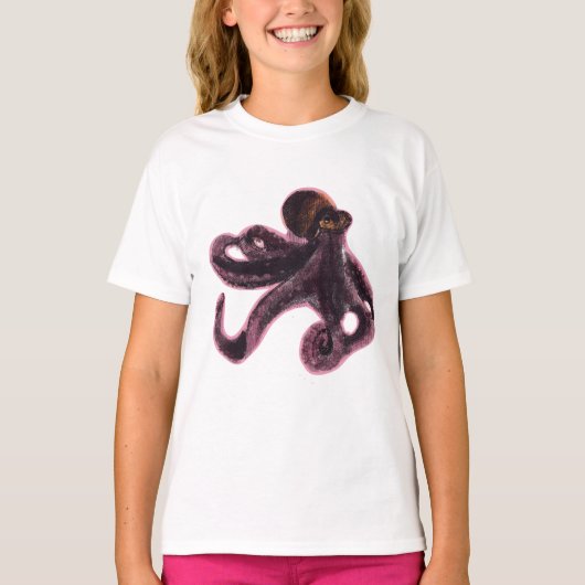 Octopus on Bear T-Shirt (Vorderseite)