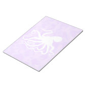 Octopus on Purple - 11" x 8.5" Notepad Notizblock (angewinkelt)
