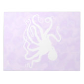 Octopus on Purple - 11" x 8.5" Notepad Notizblock (Vorderseite)