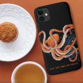 Octopus Orange Mandala Blue Case-Mate iPhone Hülle