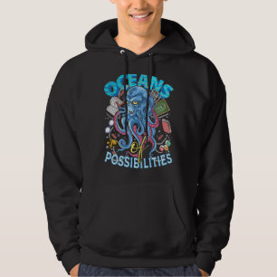Octopus Ozeane mit Möglichkeiten Sommerlesen 202 Hoodie