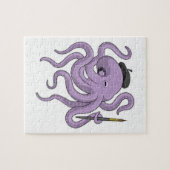 Octopus Painter Pinsel Puzzle (Horizontal)