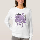Octopus Painter Pinsel T-Shirt (Vorderseite)