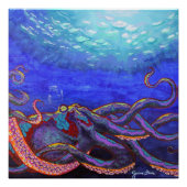 Octopus Painting Poster (Vorderseite)