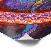 Octopus Painting Poster (Ecke)