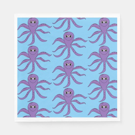 Octopus Paper Napkins Serviette (Vorderseite)