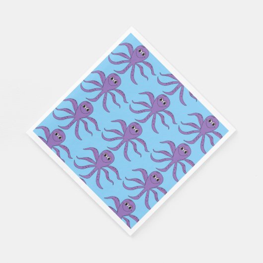 Octopus Paper Napkins Serviette (Ecke)