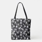 Octopus Pattern.b Black BG Tasche (Rückseite)