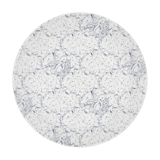 Octopus Pattern Schneidebrett (Vorderseite)