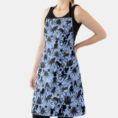 Octopus Pattern.w LBlue BG Schürze (InSitu)