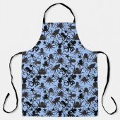 Octopus Pattern.w LBlue BG Schürze (Vorderseite)