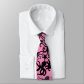 Octopus Pattern.w Pink BG Krawatte (Gebunden)