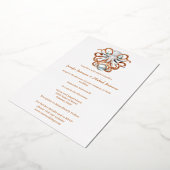 Octopus Perlen Thema Wasserstrand minimalistischer Folieneinladung (Gedreht)