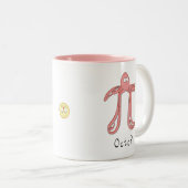 Octopus Pi Symbol Math Lehrer Funny Zweifarbige Tasse (VorderseiteRechts)