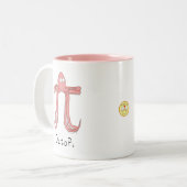 Octopus Pi Symbol Math Lehrer Funny Zweifarbige Tasse (Vorderseite Links)