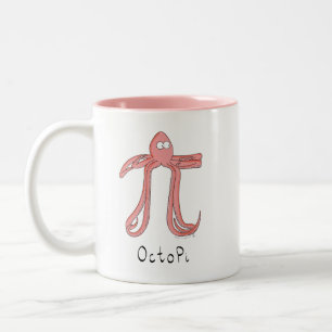 Octopus Pi Symbol Math Lehrer Funny Zweifarbige Tasse