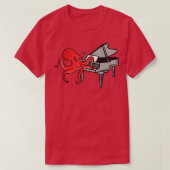 Octopus Piano T-Shirt (Design vorne)