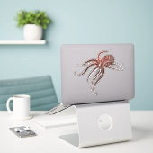OCTOPUS-POLYNESIAN-GERICHT AUFKLEBER (Laptop auf Schreibtisch)